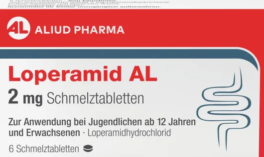 Loperamid Al 2 mg 6 Schmelztabletten