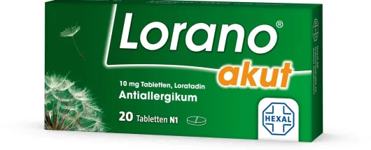 Lorano akut Antiallergikum 20 Tabletten