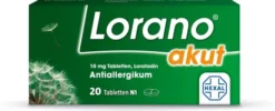 Lorano akut Antiallergikum 20 Tabletten