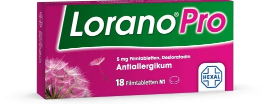 Lorano Pro 5 mg 18 Filmtabletten