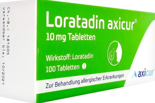 Loratadin Axicur 10 mg 100 Tabletten