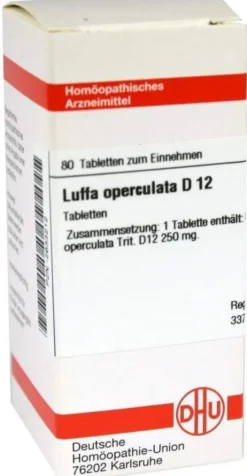 Luffa Operculata D12 Dhu 80 Tabletten