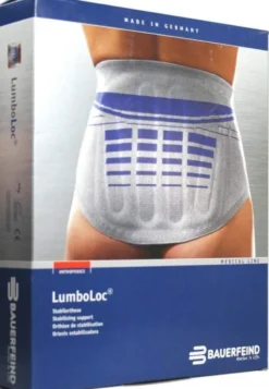 Lumboloc Rückenstütz Bandage Gr.4 Titan