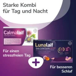 Lunalaif Guter Schlaf Kombi Depot 30 Tabletten + Calmalaif 40 überzogene Tabletten