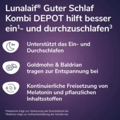 Lunalaif Guter Schlaf Kombi Depot 30 Tabletten + Calmalaif 40 überzogene Tabletten