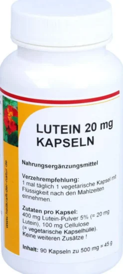 Lutein 20 mg Kapseln