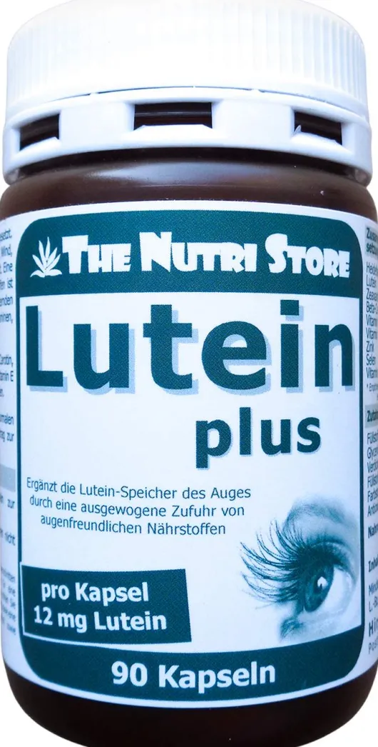 Lutein 12 mg Plus Zeaxanthin Heidelbeer Kapseln 90 Stück