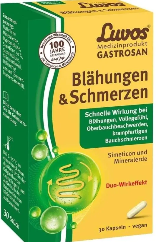 Luvos Gastrosan Blähungen & Schmerzen 30 Kapseln