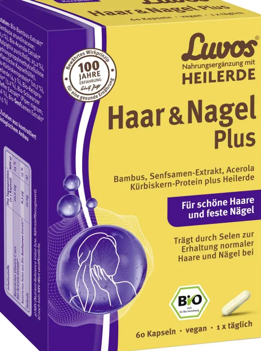 Luvos Heilerde Bio Haar & Nagel Plus Kapseln