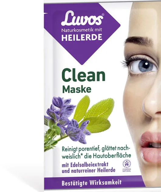 Luvos Naturkosmetik Heilerde Clean-Maske 2 X 7,5 ml Beutel