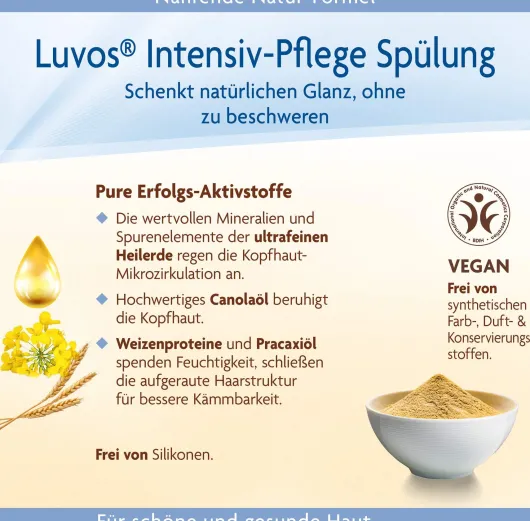 Luvos Naturkosmetik Mit Heilerde 200 ml Spülung