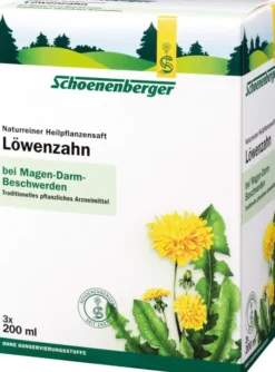 Löwenzahn Saft Schönenberger Heilpflazen Saft 3 Er Kurpackung 3...