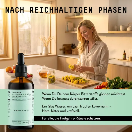 Löwenzahnwurzel Extrakt Kräuter Tropfen alkoholfrei 100 ml