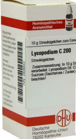 Lycopodium C200 Dhu 10 G Globuli