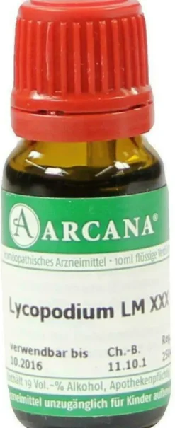 Lycopodium Lm Xxx 10 ml Dilution