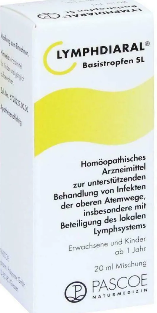 Lymphdiaral 20 ml Basistropfen Sl