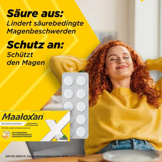 Maaloxan 25 mVal 50 Kautabletten