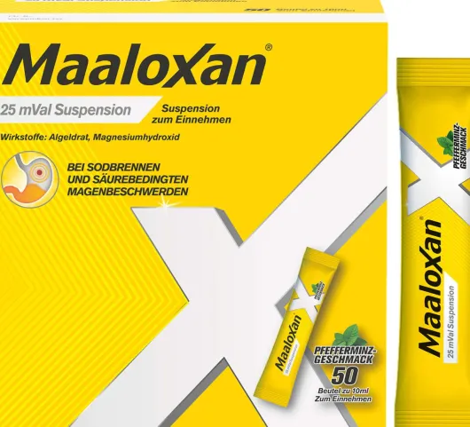 Maaloxan 25 mVal Suspension 50 X 10 ml Suspension