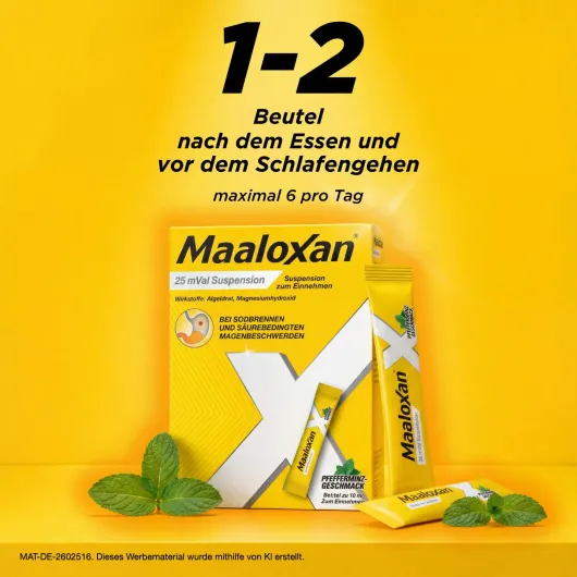 Maaloxan 25 mVal Suspension 50 X 10 ml Suspension