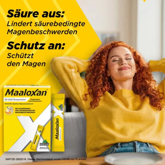 Maaloxan 25 mVal Suspension 20 x 10 ml Suspension