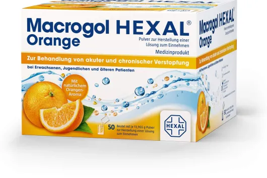 Macrogol Hexal Orange 50 Beutel