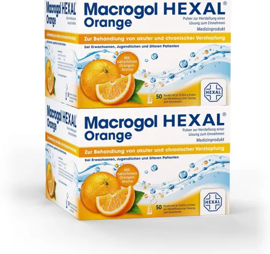 Macrogol Hexal Orange 100 Beutel