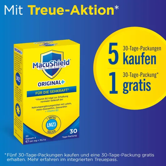 Macushield Original+ 30-Tage Weichkapseln