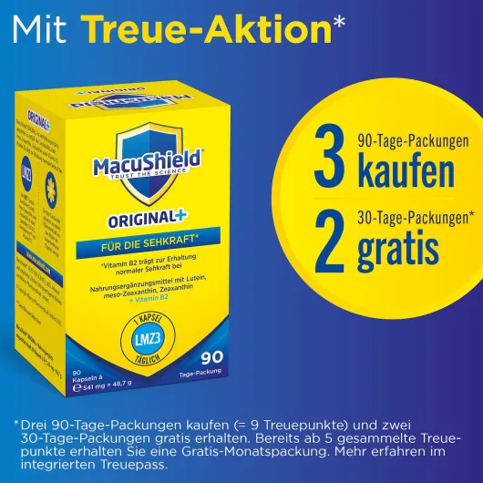 Macushield Original+ 90-Tage Weichkapseln