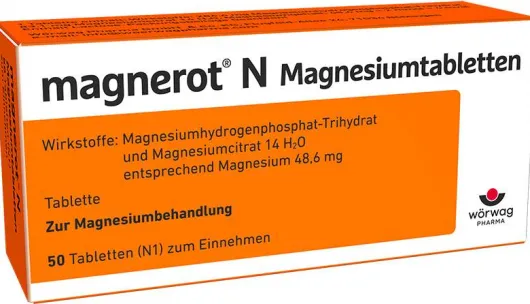 Magnerot N Magnesiumtabletten 50 Tabletten