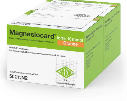 Magnesiocard Forte 10 Mmol Orange 100 Beutel