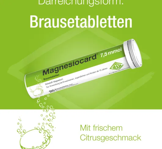 Magnesiocard 7,5 Mmol 50 Brausetabletten