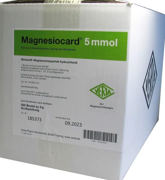 Magnesiocard 5 Mmol Pulver 10 X 50 Beutel