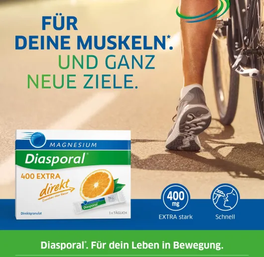 Magnesium Diasporal 400 Extra 100 Direkt Granulat Sticks