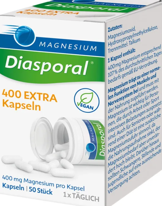 Magnesium Diasporal 400 Extra 50 Kapseln