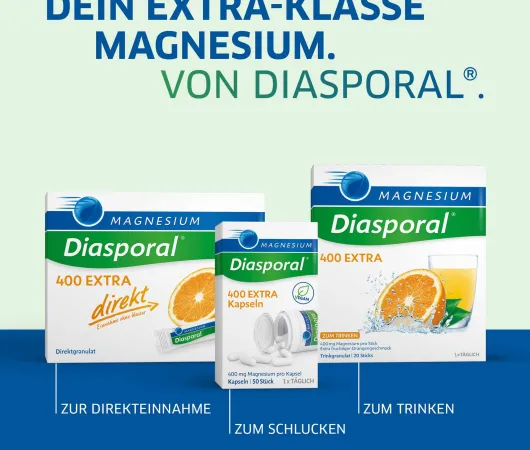 Magnesium Diasporal 400 Extra 20 Kapseln