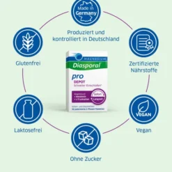 Magnesium Diasporal pro Depot Schneller Einschlafen 30 Tabletten