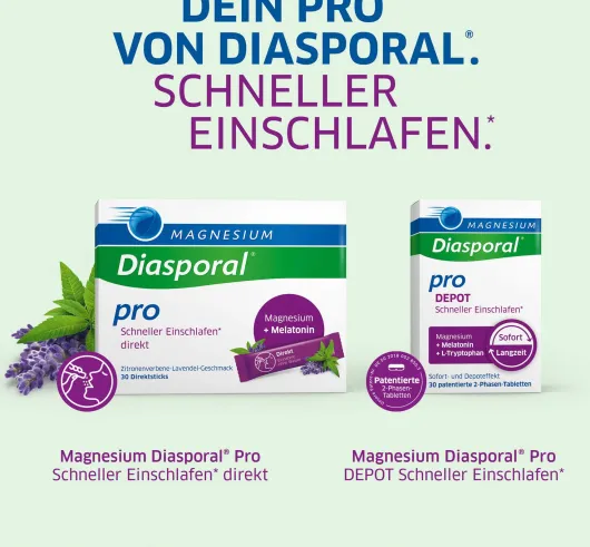 Magnesium Diasporal pro Depot Schneller Einschlafen 30 Tabletten