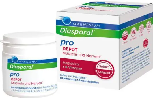 Magnesium Diasporal Pro DEPOT Muskeln und Nerven Tabletten 60 Stück