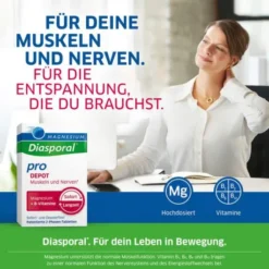 Magnesium Diasporal Pro DEPOT Muskeln und Nerven Tabletten 60 Stück