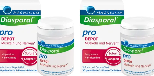 Magnesium Diasporal Pro DEPOT Muskeln und Nerven Tabletten 2 x 30 Stück