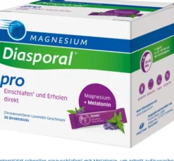 Magnesium Diasporal pro Einschlafen und erholen Direktgranulat 30 Sticks