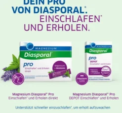 Magnesium Diasporal pro Einschlafen und erholen Direktgranulat 30 Sticks