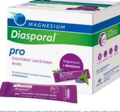 Magnesium Diasporal pro Einschlafen und erholen Direktgranulat 30 Sticks