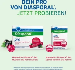 Magnesium Diasporal Pro Muskeln und Nerven direk Direktgranulat 90 Sticks