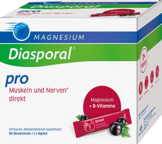 Magnesium Diasporal Pro Muskeln und Nerven direk Direktgranulat 90 Sticks