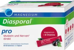 Magnesium Diasporal Pro Muskeln und Nerven direkt Direktgranulat 60 Sticks