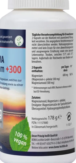 Magnesium +300 180 Kapseln