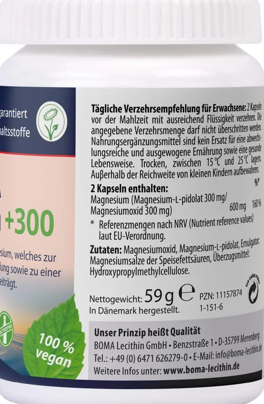 Magnesium +300 60 Kapseln