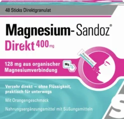 Magnesium Sandoz Direkt 400 mg 48 Sticks