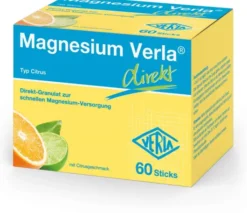 Magnesium Verla Direkt Citrus 60 Granulatbeutel